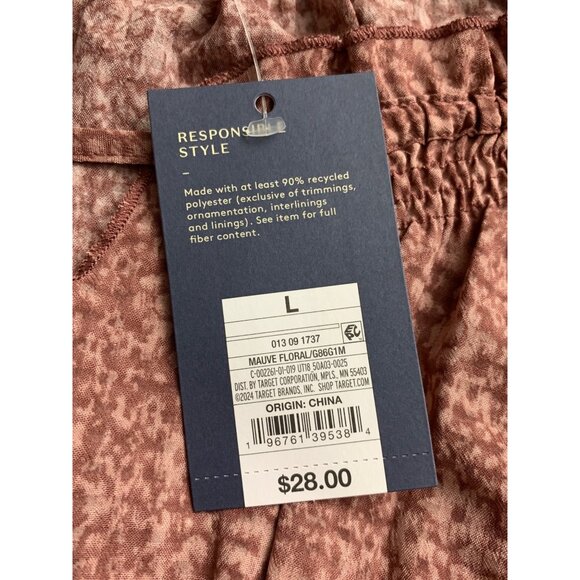 Universal Thread Womens Sleeveless Mauve Maxi Sundress With Side Pockets Large - Picture 11 of 12